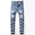 Men's Jeans Straight Pants Casual Skinny Long Mid Waisted Jeans